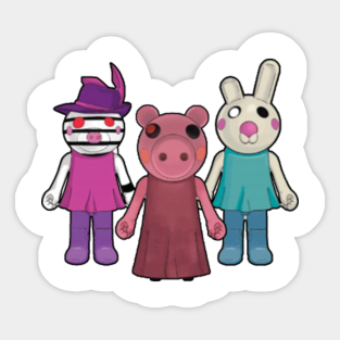 Piggy Doggy Stickers Teepublic