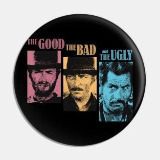 Vintage the good the bad and the ugly Pin