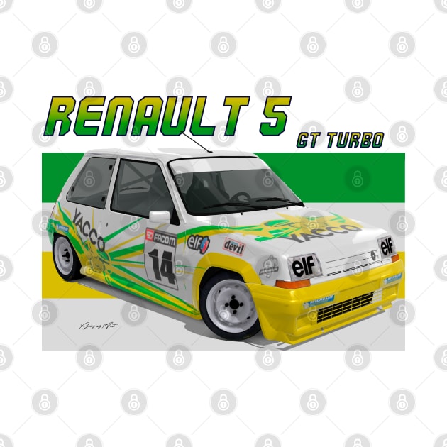 Renault 5 GT Turbo by PjesusArt