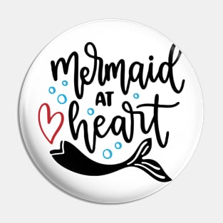 Mermaid at Heart Pin