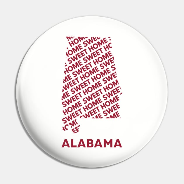 The Sweet Home Alabama Pin by FranklinPrintCo