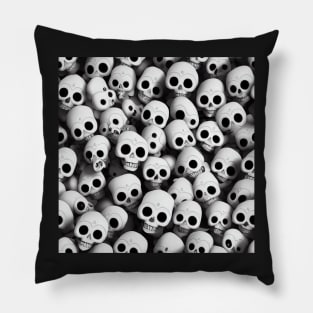 Cute Halloween Skull Pattern Pillow