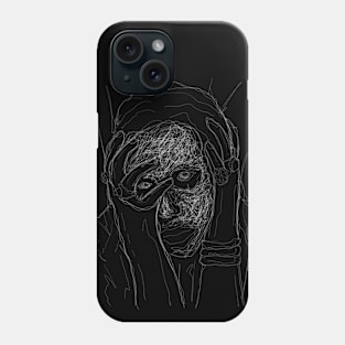 DEPRESSED MARLYN HORROR MANSON Phone Case