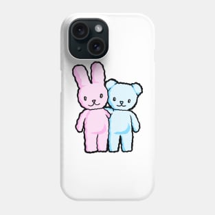 Rabbit and Bear Phone Case