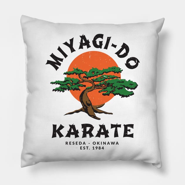 Miyagi-Do Karate   Reseda - Okinawa Est. 1984 Pillow by BodinStreet