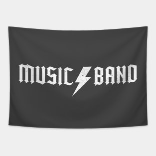 Music Band (white) Tapestry