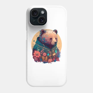 Colorful Cozy Coat Bear Phone Case