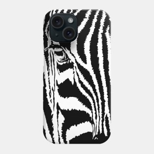 Zingy Zebra Linoprint Phone Case