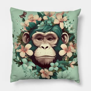 monkey lover Pillow