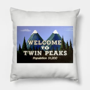 Welcome to Twin Peaks Pillow