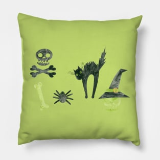 Green Hallowen Pillow