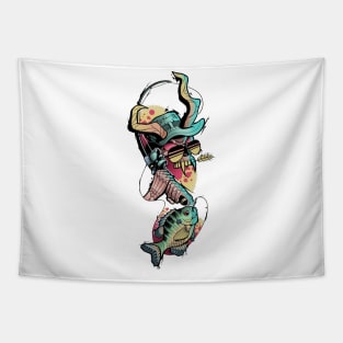 grim reaper fishing Tapestry