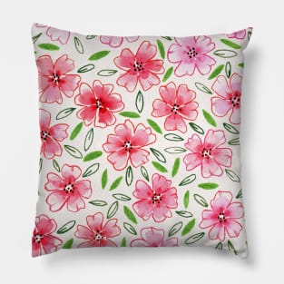 Loose and free florals Pillow