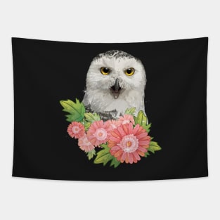 Snowy owl Tapestry