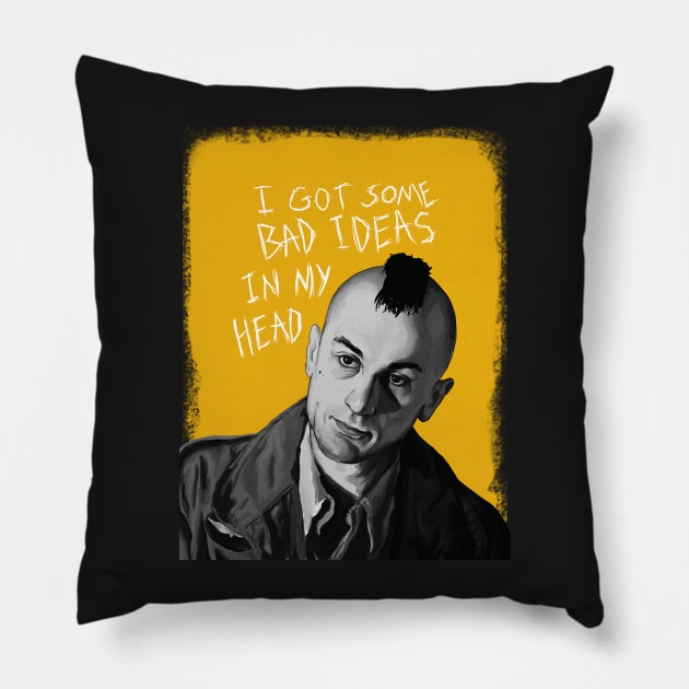 Bad Ideas Pillow by Hislla