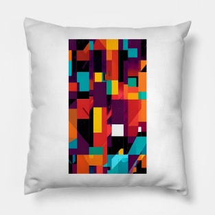 Cubist Colors Pillow