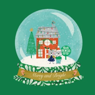 Merry Christmas Snow globe T-Shirt