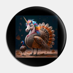 Unicorns Crashing Thanksgiving!!! Pin