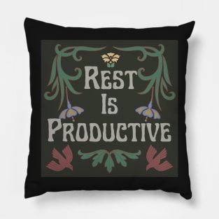 Copy of Rest is Productive Pillow