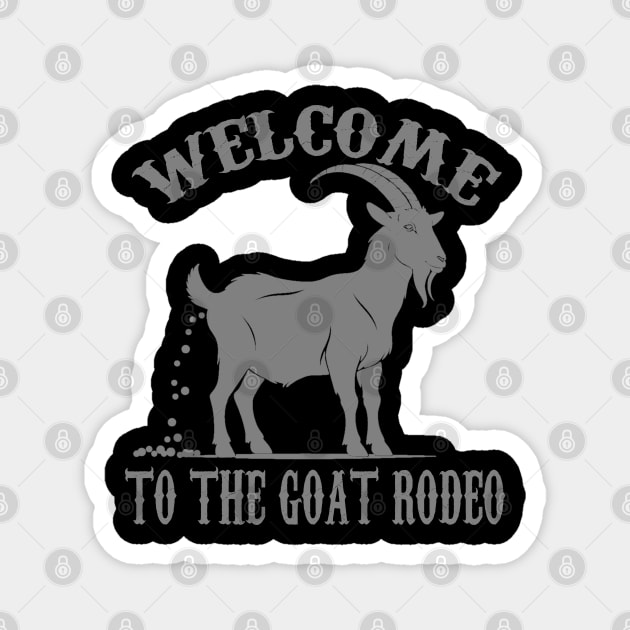 Goat Rodeo Magnet by faithfamilyhomedesigns