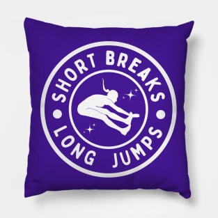 Long Jump Girl Pillow