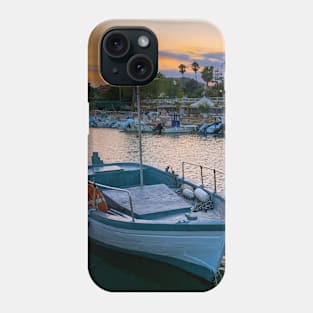 Sunset Seaport Boats Summer Sailing Phone Case