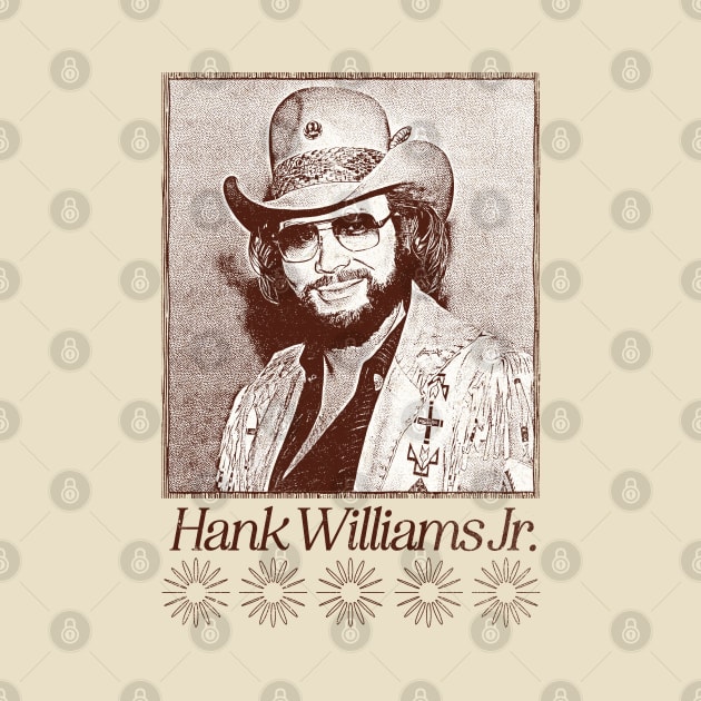 Hank Williams Jr -------- Vintage Style by unknown_pleasures