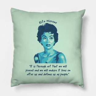 Rita Moreno Portrait Pillow