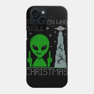 The Alien Who Stole Christmas Phone Case