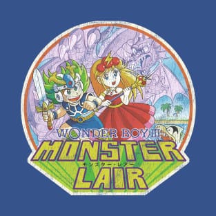 Wonder Boy III Monster Lair Retro Logo T-Shirt