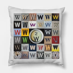 Nick's Type Art: W Pillow