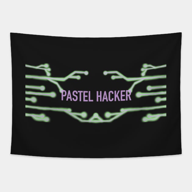 Pastel Hacker Version 1 Tapestry by ZombieCheshire