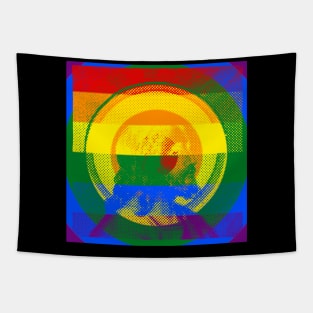 Rainbow Jesus .exe Tapestry