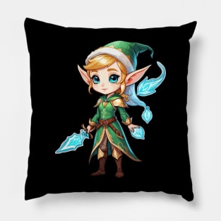 Elf Fantasy Illustration Pillow