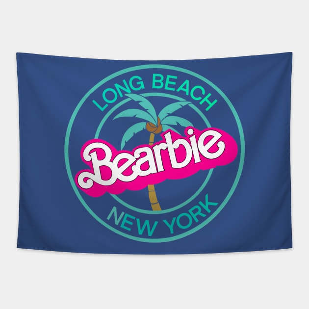 Long Beach BEARBIE Tapestry by ART by RAP