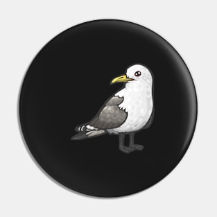 Black-Legged Kittiwake Pin