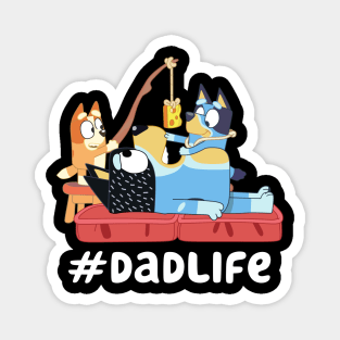 Bluey Dadlife Magnet