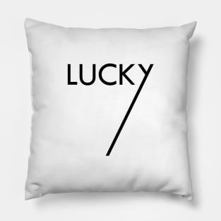 22 - Lucky Seven Pillow