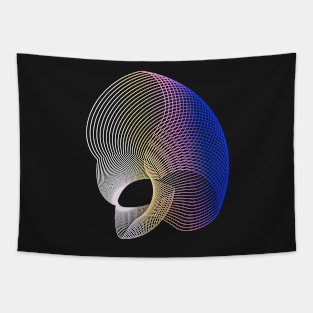 Black Galaxy Space Geometric popart abstract Tapestry