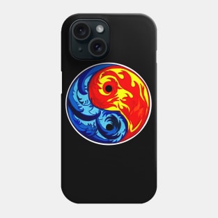 Fire and Ice Yin-Yang Phone Case