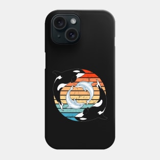 Orca twins and dolphin twins Phone Case