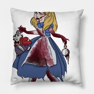 Malice in Wonderland Pillow