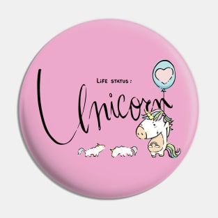 Life status: Unicorn Pin