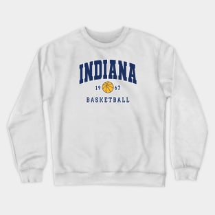 CustomCat Indiana Pacers Vintage NBA Crewneck Sweatshirt Ash / S