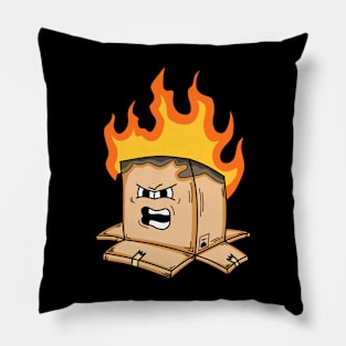 Burning Box Pillow