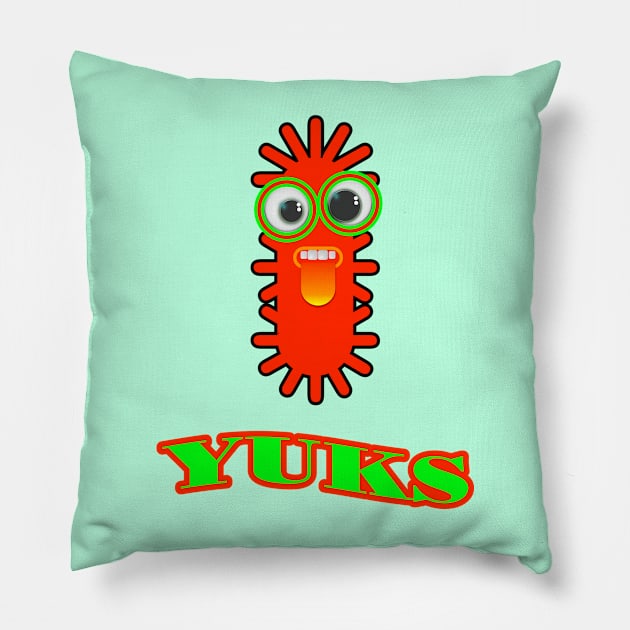 The YUKS. Pillow by Beta Volantis