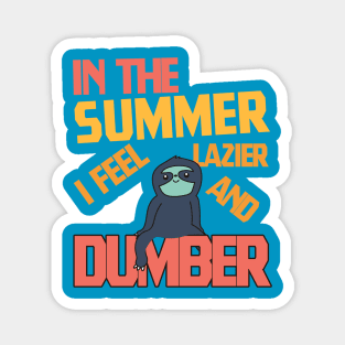 Sloth summer Magnet