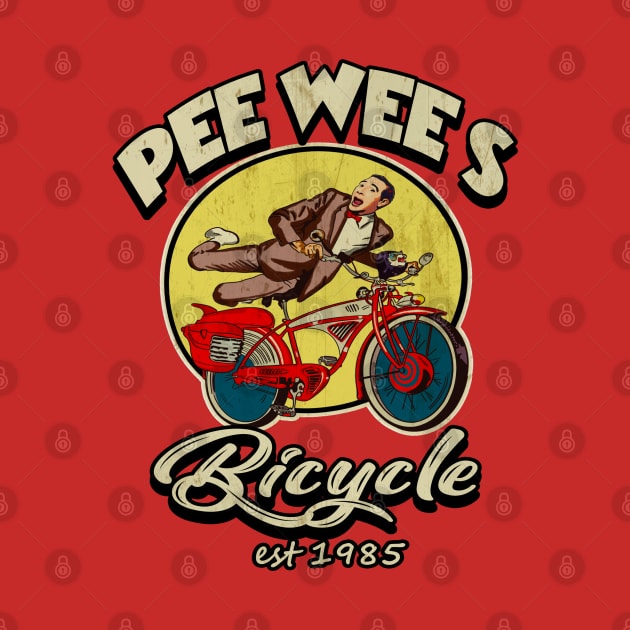 Pee Wee's Bicycle // 1985 Vintage by Kiranamaraya