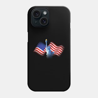 INDEPENDENCE DAY WITH LIBERTY Phone Case