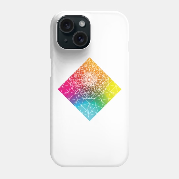 Prismatic Rainbow Phone Case by WinterWolfDesign